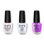 OPI - Nail Lacquer Combo - Base, Top & Glowin' on Vacay - Long Lasting Formula
