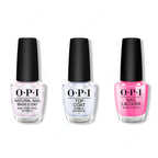 OPI - Nail Lacquer Combo - Base, Top & Go with the Floatie - Long Lasting Formula