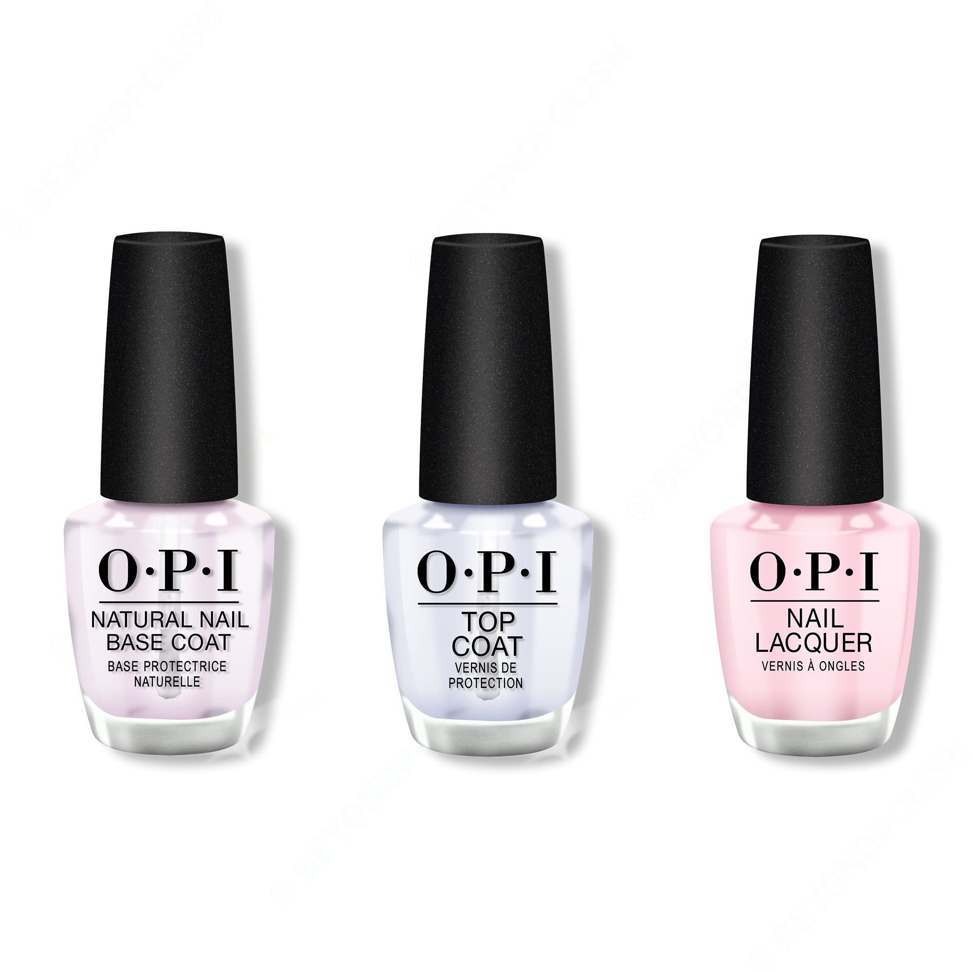OPI - Nail Lacquer Combo - Base, Top & Got Myself into a Jam-balaya 0.5 oz - Long Lasting Formula