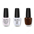 OPI - Nail Lacquer Combo - Base, Top & Grunge Queen - Long Lasting Formula