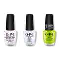 OPI - Nail Lacquer Combo - Base, Top & Hello Kindness - Long Lasting Formula
