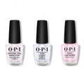 OPI - Nail Lacquer Combo - Base, Top & Hollywood & Vibe - Long Lasting Formula