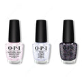 OPI - Nail Lacquer Combo - Base, Top & Hot & Coaled - Long Lasting Formula
