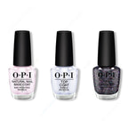 OPI - Nail Lacquer Combo - Base, Top & Hot & Coaled - Long Lasting Formula