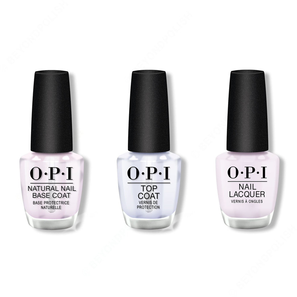 OPI - Nail Lacquer Combo - Base, Top & Hue Is The Artist 0.5 oz - Long Lasting Formula