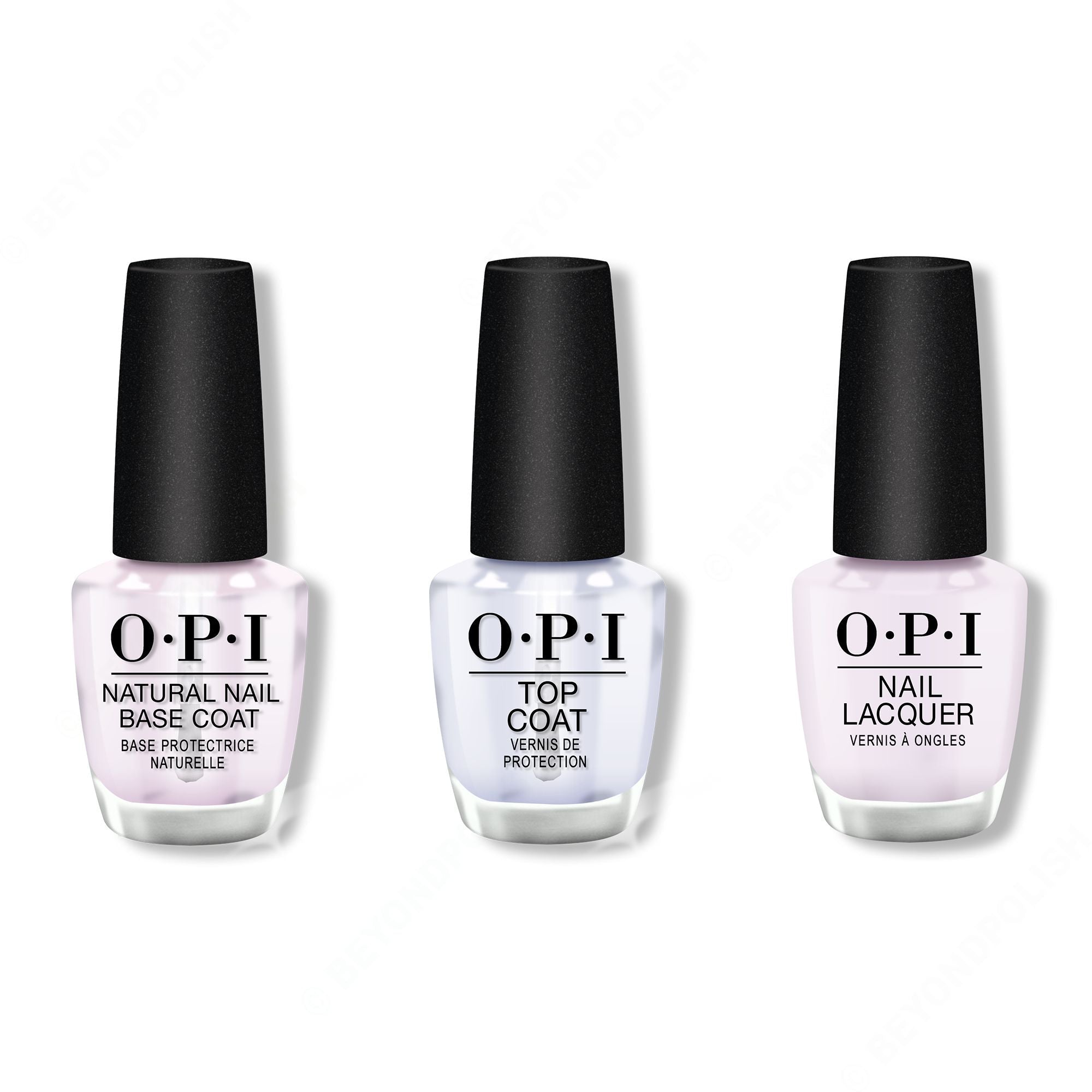OPI - Nail Lacquer Combo - Base, Top & Hue Is The Artist 0.5 oz - Long Lasting Formula