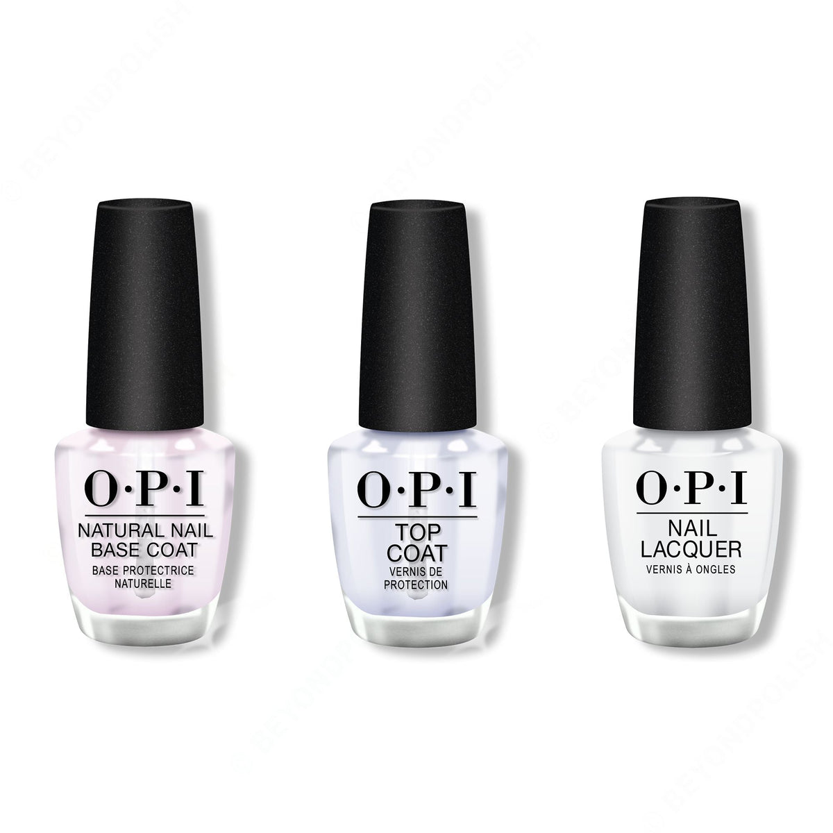 OPI - Nail Lacquer Combo - Base, Top & I Cannoli Wear OPI 0.5 oz - Long Lasting Formula
