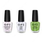 OPI - Nail Lacquer Combo - Base, Top & I'm Sooo Swamped! 0.5 oz - Long Lasting Formula