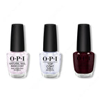 OPI - Nail Lacquer Combo - Base, Top & In the Cable Car-Pool Lane 0.5 oz - Long Lasting Formula