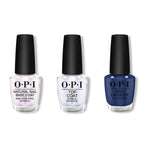 OPI - Nail Lacquer Combo - Base, Top & Isn't it Grand Avenue - Long Lasting Formula