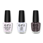 OPI - Nail Lacquer Combo - Base, Top & Krona-logical Order 0.5 oz - Long Lasting Formula