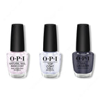 OPI - Nail Lacquer Combo - Base, Top & Less is Norse 0.5 oz - Long Lasting Formula