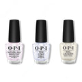 OPI - Nail Lacquer Combo - Base, Top & Let Me Bayou a Drink 0.5 oz - Long Lasting Formula