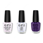 OPI - Nail Lacquer Combo - Base, Top & Mariachi Makes My Day 0.5 oz - Long Lasting Formula