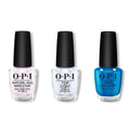 OPI - Nail Lacquer Combo - Base, Top & Millennium Mocha - Long Lasting Formula