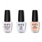OPI - Nail Lacquer Combo - Base, Top & Mirror, Mirror on the Awe - Long Lasting Formula