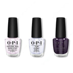 OPI - Nail Lacquer Combo - Base, Top & OPI Ink 0.5 oz - Long Lasting Formula