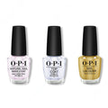 OPI - Nail Lacquer Combo - Base, Top & Ochre To The Moon - Long Lasting Formula