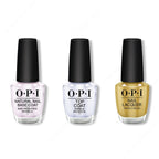 OPI - Nail Lacquer Combo - Base, Top & Ochre To The Moon - Long Lasting Formula