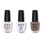 OPI - Nail Lacquer Combo - Base, Top & Over the Taupe 0.5 oz - Long Lasting Formula