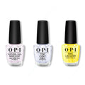 OPI - Nail Lacquer Combo - Base, Top & Paintin' on Sunshine! - Long Lasting Formula