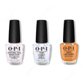 OPI - Nail Lacquer Combo - Base, Top & Penny Loafer Lane - Long Lasting Formula