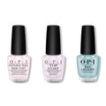 OPI - Nail Lacquer Combo - Base, Top & Pisces The Future - Long Lasting Formula