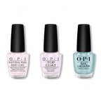 OPI - Nail Lacquer Combo - Base, Top & Pisces The Future - Long Lasting Formula