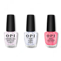 OPI - Nail Lacquer Combo - Base, Top & Pixel Dust - Long Lasting Formula