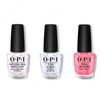 OPI - Nail Lacquer Combo - Base, Top & Pixel Dust - Long Lasting Formula