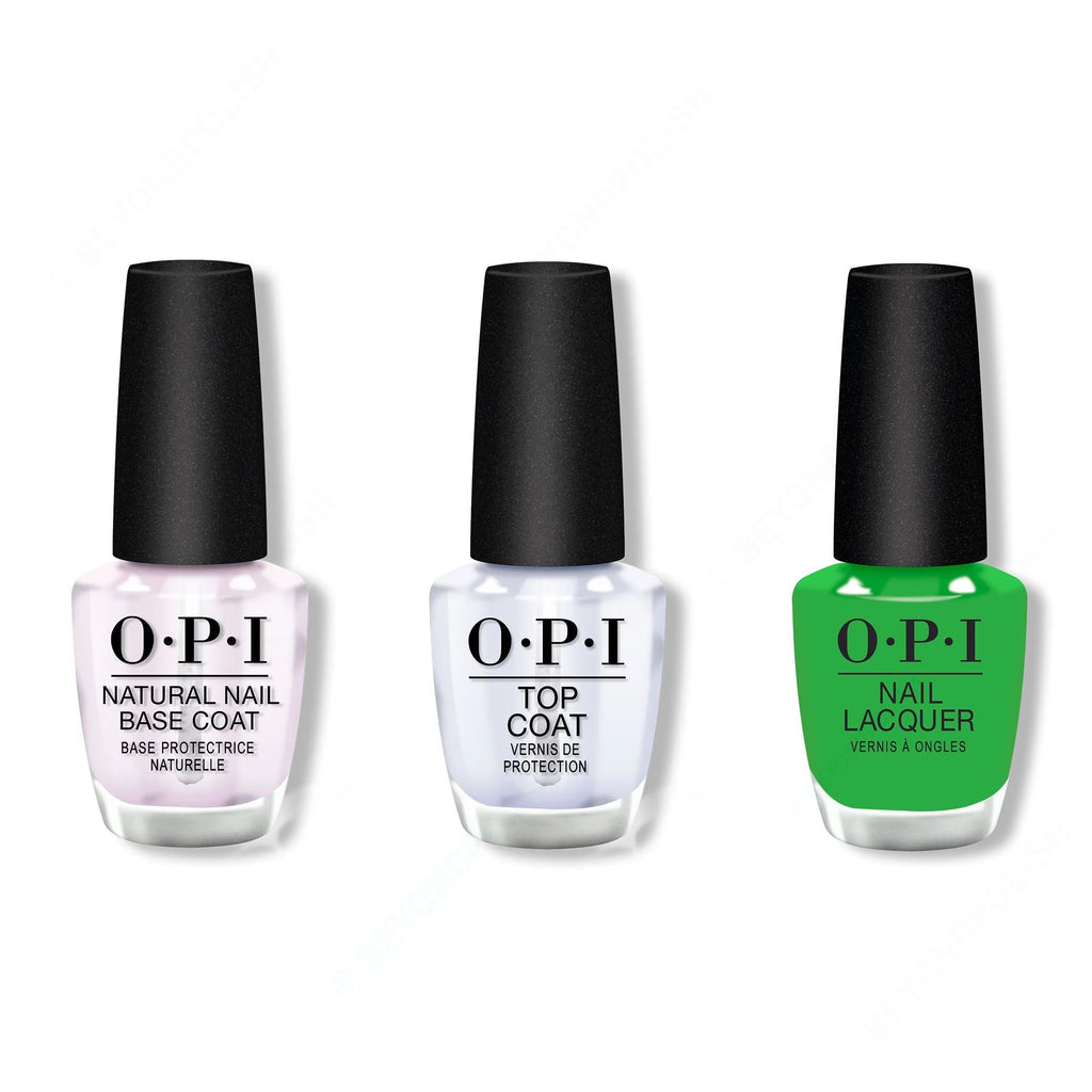 OPI - Nail Lacquer Combo - Base, Top & - Long Lasting Formula