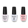 OPI - Nail Lacquer Combo - Base, Top & Princesses Rule! 0.5 oz - Long Lasting Formula