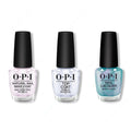 OPI - Nail Lacquer Combo - Base, Top & Reality Check Ya Out - Long Lasting Formula