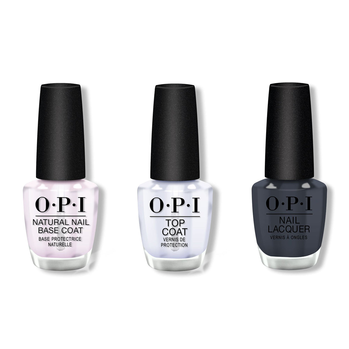 OPI - Nail Lacquer Combo - Base, Top & Rub-a-Pub-Pub 0.5 oz - Long Lasting Formula