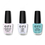 OPI - Nail Lacquer Combo - Base, Top & Sage Simulation - Long Lasting Formula