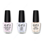 OPI - Nail Lacquer Combo - Base, Top & Salty Sweet Nothings - Long Lasting Formula