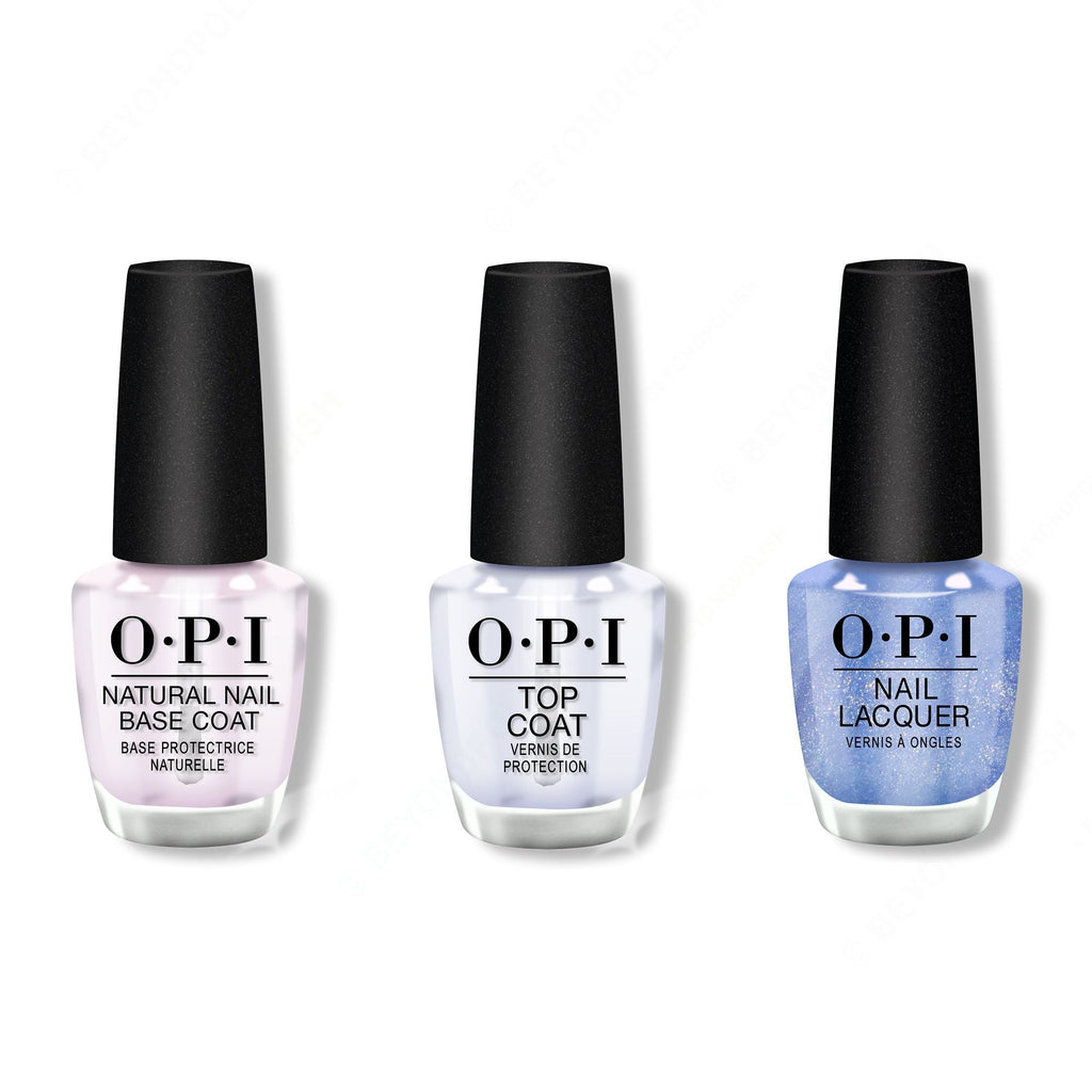 OPI - Nail Lacquer Combo - Base, Top & Show Us Your Tips! 0.5 oz - Long Lasting Formula