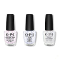 OPI - Nail Lacquer Combo - Base, Top & Snatch'd Silver - Long Lasting Formula
