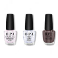 OPI - Nail Lacquer Combo - Base, Top & Squeaker of the House 0.5 oz - Long Lasting Formula