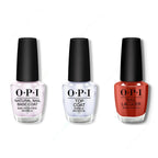 OPI - Nail Lacquer Combo - Base, Top & Star-zipan on the Tree - Long Lasting Formula