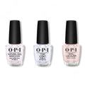 OPI - Nail Lacquer Combo - Base, Top & Stop It I'm Blushing! 0.5 oz - Long Lasting Formula