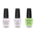 OPI - Nail Lacquer Combo - Base, Top & Summer Monday-Fridays - Long Lasting Formula