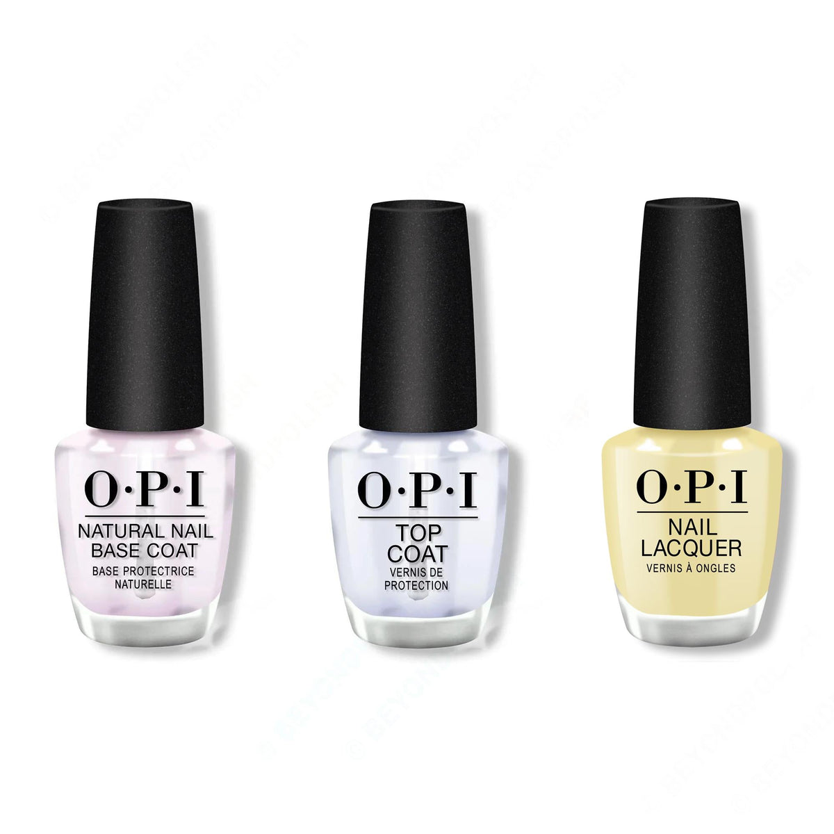 OPI - Nail Lacquer Combo - Base, Top & Sunny Bunny - OPIcons Spring 2026 - Long Lasting Formula