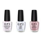 OPI - Nail Lacquer Combo - Base, Top & Supernova Pearl - Long Lasting Formula
