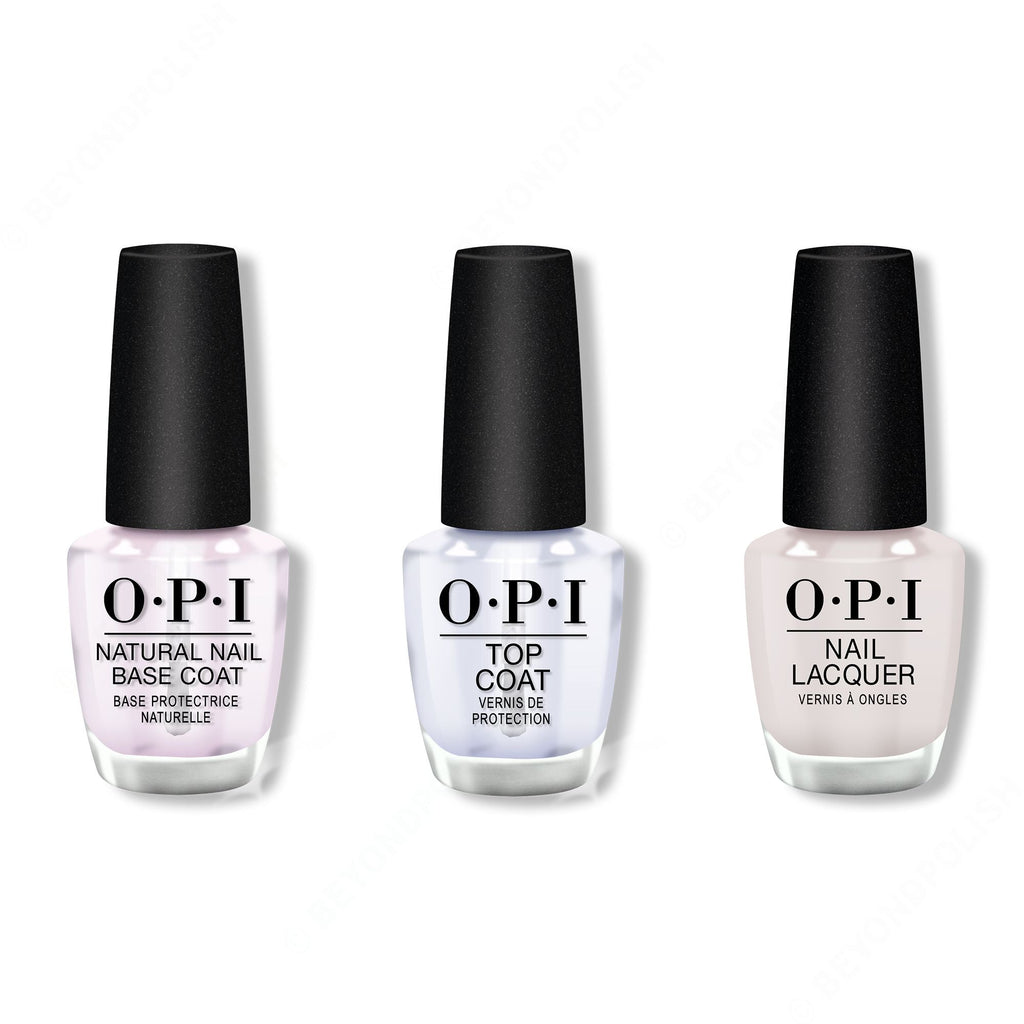 OPI - Nail Lacquer Combo - Base, Top & Suzi Chases Portu-geese 0.5 oz - Long Lasting Formula