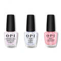 OPI - Nail Lacquer Combo - Base, Top & Suzi Nails New Orleans 0.5 oz - Long Lasting Formula