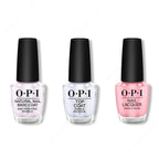 OPI - Nail Lacquer Combo - Base, Top & Suzi Nails New Orleans 0.5 oz - Long Lasting Formula