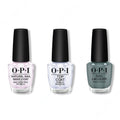 OPI - Nail Lacquer Combo - Base, Top & Suzi Talks With Her Hands 0.5 oz - Long Lasting Formula