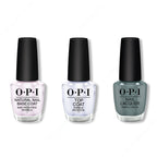 OPI - Nail Lacquer Combo - Base, Top & Suzi Talks With Her Hands 0.5 oz - Long Lasting Formula