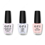 OPI - Nail Lacquer Combo - Base, Top & Sweet Heart 0.5 oz - Long Lasting Formula